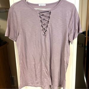 Purple lavender Socialite shirt
